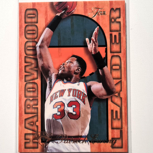Patrick Ewing 1995 Fleer Flair #18 von 27 Hardwood Leader NBA Basketball New York Knicks Excellent/Mint Sleeved