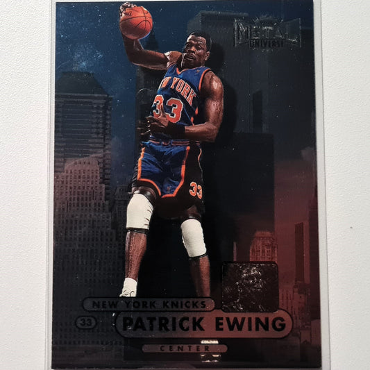 Patrick Ewing 1998 Skybox Metal Universe #91 NBA Basketball New York Knicks Excellent/Mint Sleeved