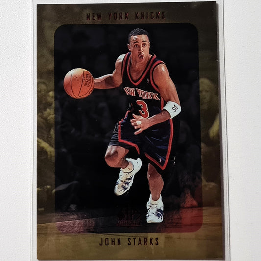 John Starks 1998 Upper-Deck SP #95 NBA Basketball New York Knicks Excellent Sleeved