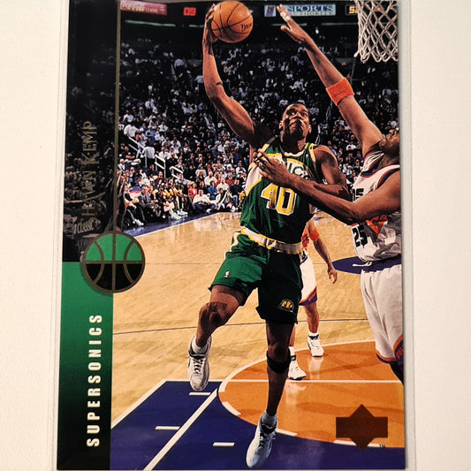 Shawn Kemp 1994 Upper-Deck #124 NBA Basketball Seattle Super Sonics Ausgezeichnete Ärmel