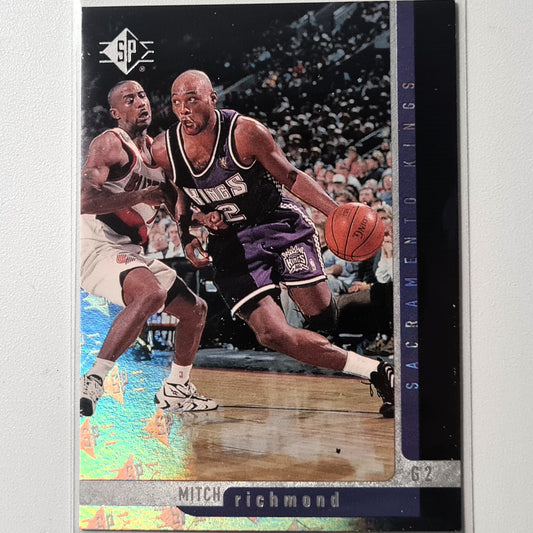 Mitch Richmond 1997 Upper-Deck SP #98 NBA Basketball Sacramento Kings Sehr gute Ärmel