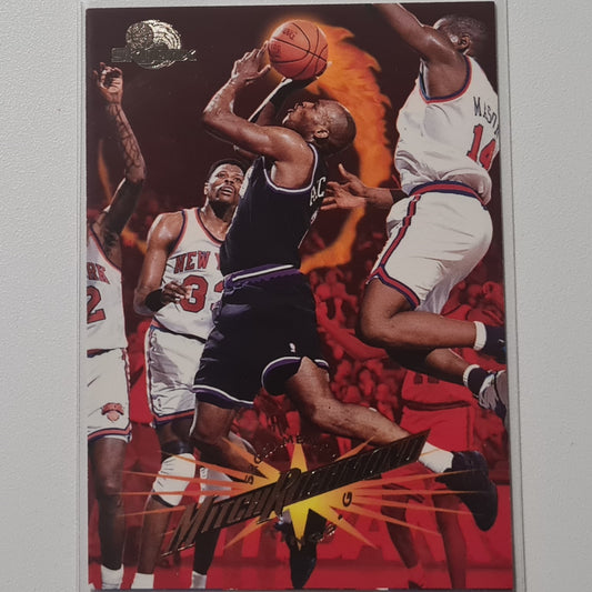 Mitch Richmond 1995 Skybox #105 NBA Basketball Sacramento Kings Ausgezeichnete Ärmel