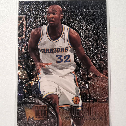 Joe Smith 1996 Fleer Metal 95-96 #150 NBA Basketball Rookie-Karte Golden State Warriors Ausgezeichnete Hülle