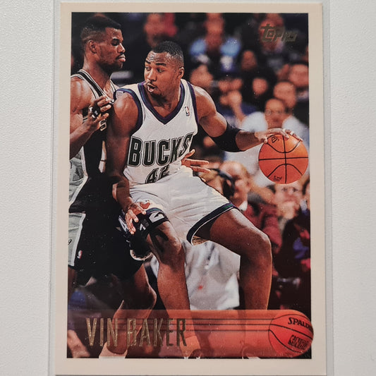 Vin Baker 1996 Topps #25 NBA Basketball Seattle Sonics Excellent Sleeved