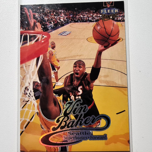 Vin Baker 1999 Panini NBA Basketball #13 NBA Basketball Seattle Sonics Excellent Sleeved