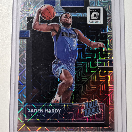 Jaden Hardy 2022-23 Panini Donruss Optic Rated Rookie Choice Prizm #248 NBA Basketball Dallas Mavericks Mint Sleeved