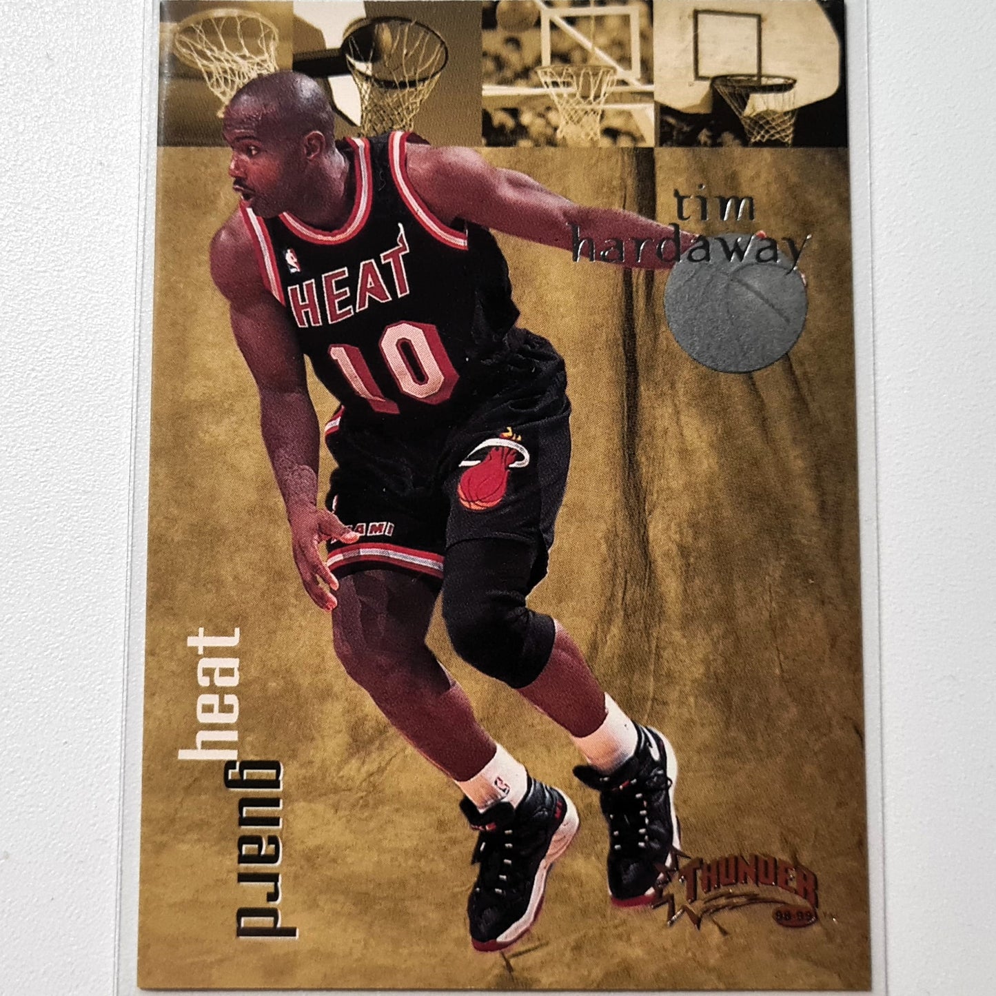 Tim Hardaway 1998 Skybox Thunder #73 NBA Basketball Miami Heat Sehr gute Ärmel