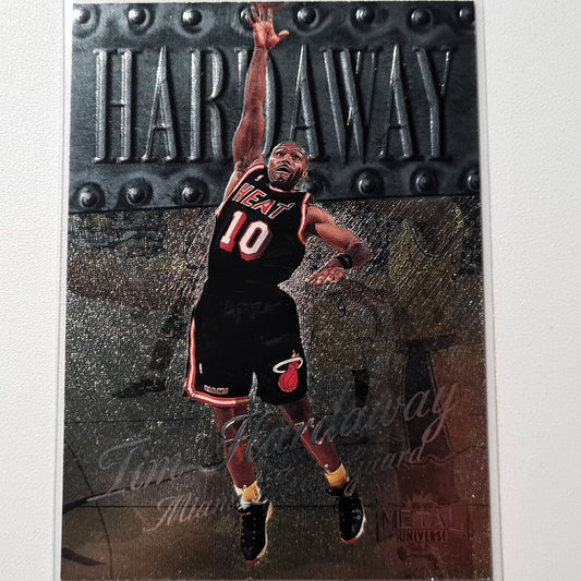 Tim Hardaway 1998 Skybox Metal Universe #86 NBA Basketball Miami Heat Excellent Sleeved