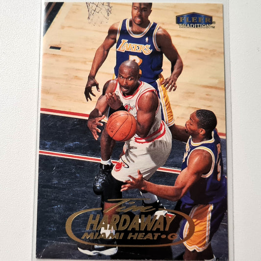 Tim Hardaway 1998 Fleer 98-99 #10 NBA Basketball Miami Heat Ausgezeichnete Ärmel