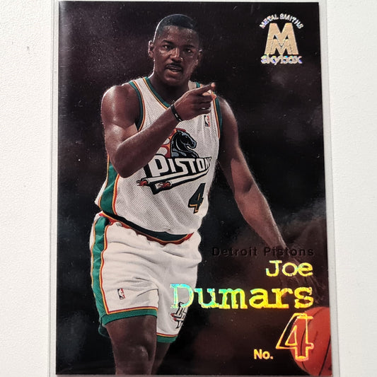 Joe Dumars 1999 Skybox Molten Metal Smiths #88 NBA Basketball Detroit Pistons Excellent Sleeved