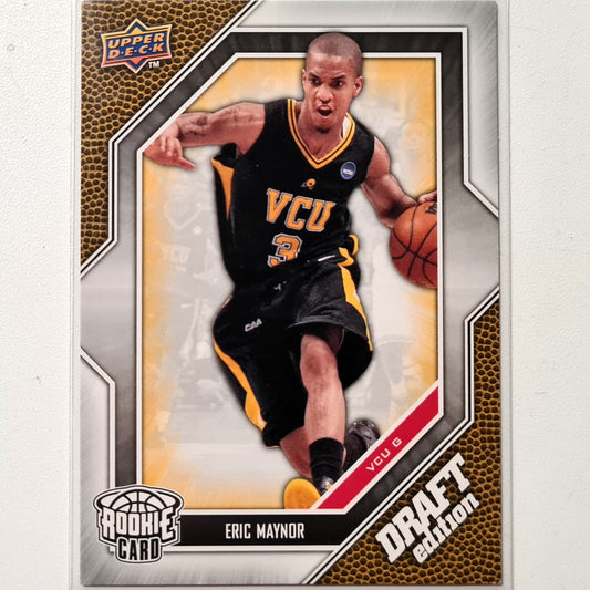 Eric Maynor 2009-10 Upper-Deck Draft edition #31 Rookie VCU Rams NBA Basketball good/very good Sleeved