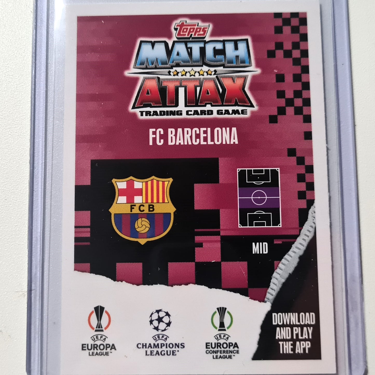 Ronaldino 2023/24 Topps Match Attax AG1 Artists of the game Barcelona Mint sleeved