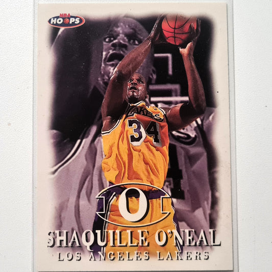 Shaquille O'Neal 1998 Skybox NBA Hoops #100 NBA Basketball LA Lakers Ausgezeichnete Ärmel