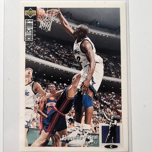 Shaquille O'Neal 1995 Upper Deck 95/96 Aufkleber #195 NBA Basketball Orlando Magic Hervorragende Ärmel