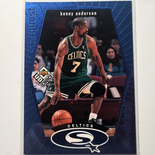 Kenny Anderson 1998 Upper-Deck SQ2 Starquest NBA Basketball Boston Celtics Ausgezeichnete Ärmel