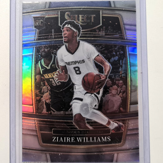 Zaire Williams 2021-22 Panini Select Prizm concourse Rookie RC #86 NBA Basketball Memphis Williams Excellent/mint sleeved