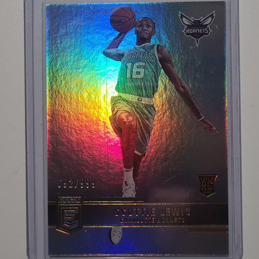 Scottie Lewis 2021-22 Panini Donruss Elite Rookie rc holo 692/999 numbered  #216 NBA Basketball Charlotte Hornets Excellent sleeved