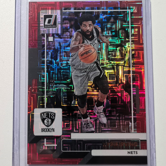 Kyrie Irving 2022-23 Panini Prizm RED Infinite #7 47/99 nummeriert NBA Basketball Brooklyn Nets Mint mit Ärmeln