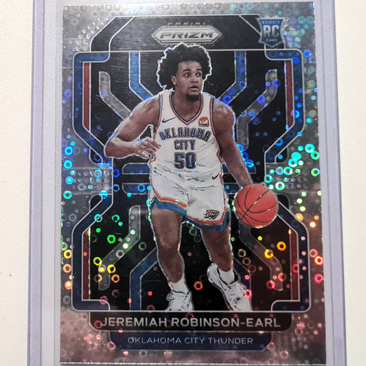 Jeremiah Robinson-Earl 2021-22 Panini Donruss Rated Rookie Disco variant #319 Rookie RC  NBA Basketball Oklahoma City Thunder Mint sleeved