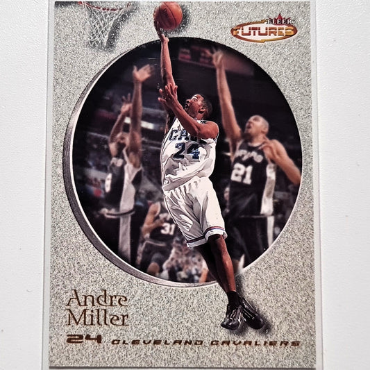 Andre Miller 2001 Fleer Future 01-02 #102 NBA Basketball Cleveland Cavaliers good-very good sleeved