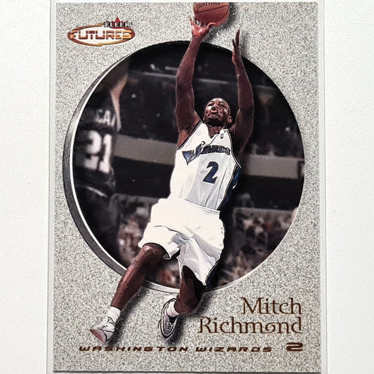 Mitch Richmond 2001 Fleer 00-01 Fleer Futures #105 NBA Basketball Washington Wizards Ausgezeichnete Ärmel