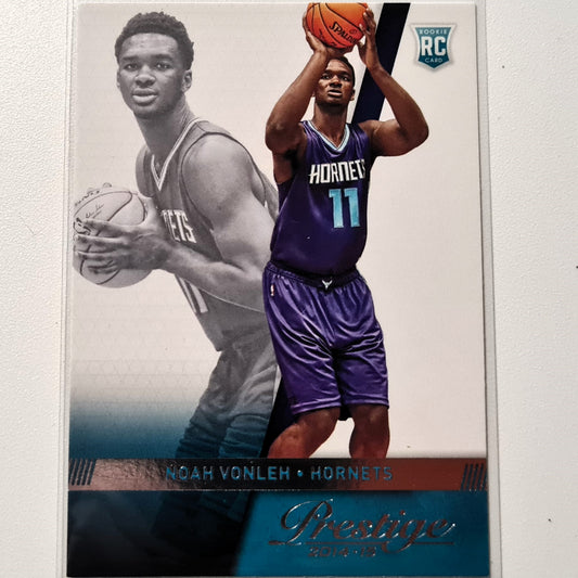 Noah Vonleh 2014 Panini Prestige 2014-15 Rookie RC #169 NBA Basketball Charlotte Hornets mit hervorragenden Ärmeln