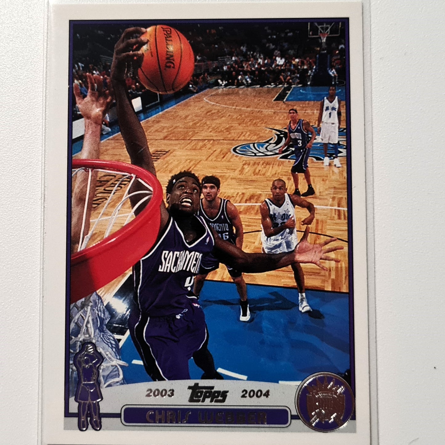 Chris Webber 2003-04 Topps #4 NBA Basketball Sacramento Kings  Excellent sleeved