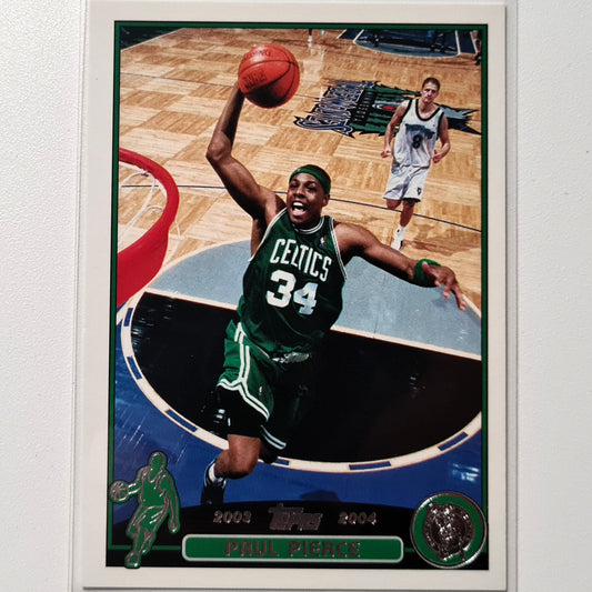 Paul Pierce 2003 2004 Topps #14 NBA Basketball Boston Celtics Ausgezeichnete Ärmel