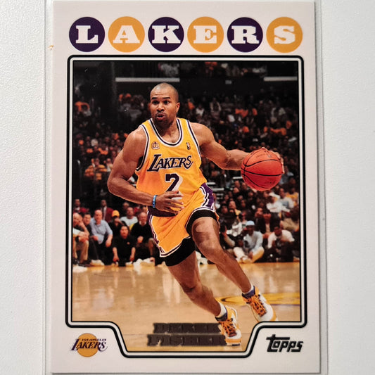 Derek Fisher 2008 Topps #94 NBA Basketball LA Lakers Excellent sleeved