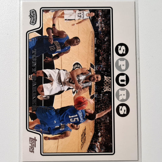 Tony Parker 2008 Topps NBA Basketball San Antonio Spurs Ausgezeichnete Ärmel