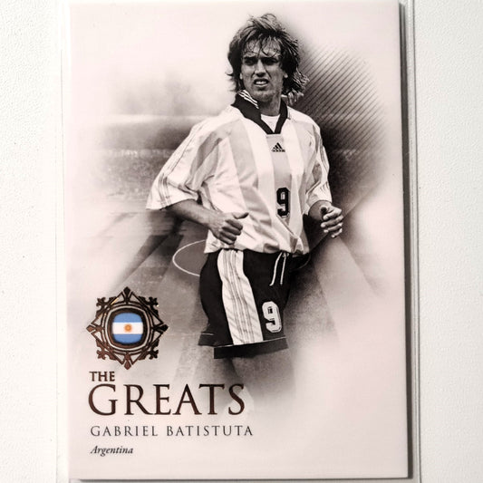 Gabriel Batistuta 2022 Futera Unique World Soccer #102 Argentina football card Mint sleeved