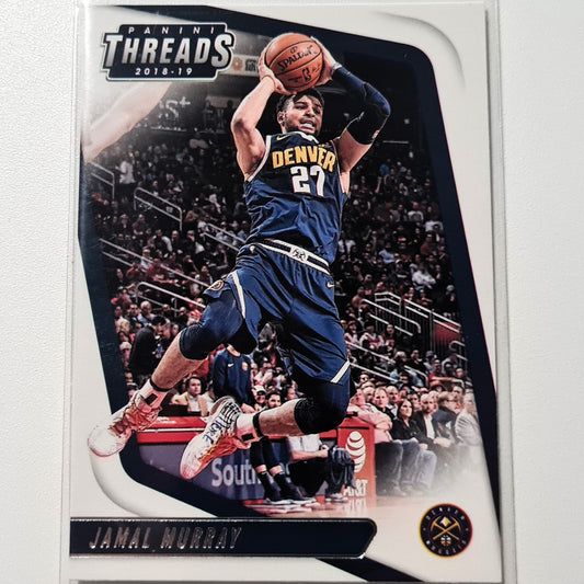 Jamal Murray 2018-19 Panini Threads #61 NBA Basketball Denver Nuggets Ausgezeichnete Ärmel