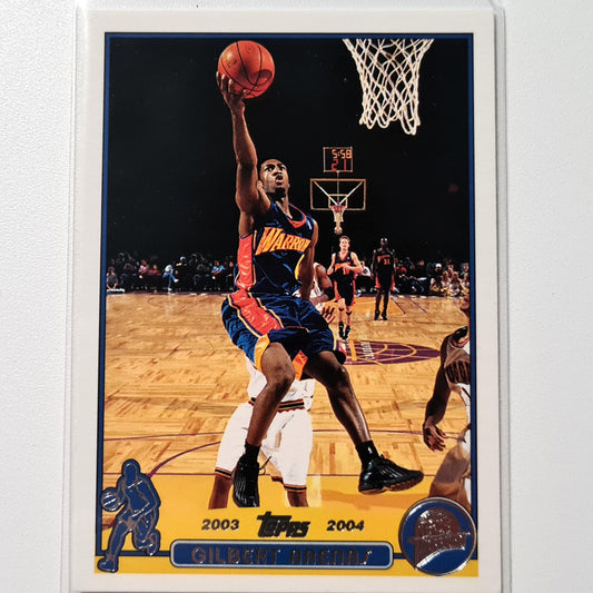 Gilbert Arenas 2003 2004 Topps #103 NBA Basketball Golden State Warriors Ausgezeichnete Ärmel