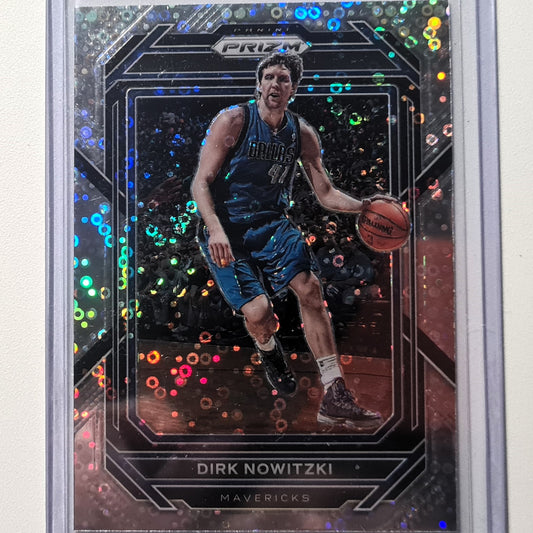 Dirk Nowitzki 2022-23 Panini Prizm fast break disco #298 NBA Basketball Dallas Mavericks Mint sleeved