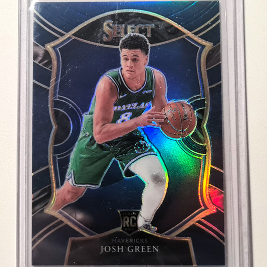 Josh Green 2020-21 Panini Select concourse Prizm refractor Rookie RC #78 NBA Basketball Dallas Mavericks Mint sleeved