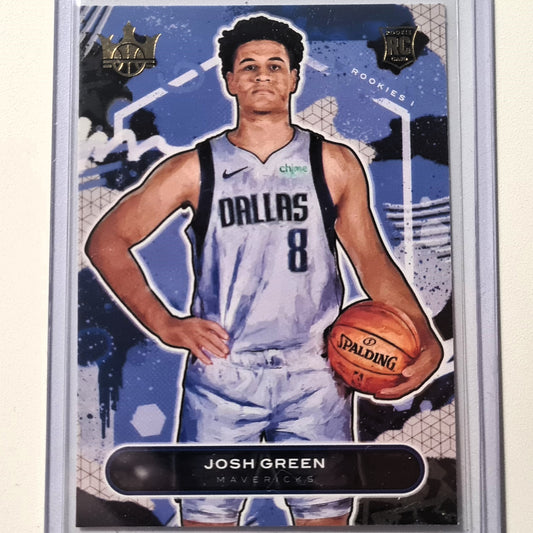 Josh Green 2020-21 Panini Court Kings RC #100 NBA Basketball Dallas Mavericks Mint mit Ärmeln