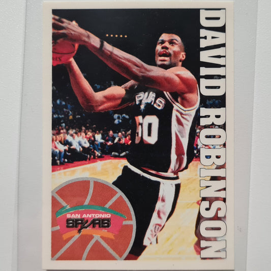 David Robinson 1995 Panini 95-96 #188 NBA Basketball San Antonio Spurs Excellent-Mint sleeved