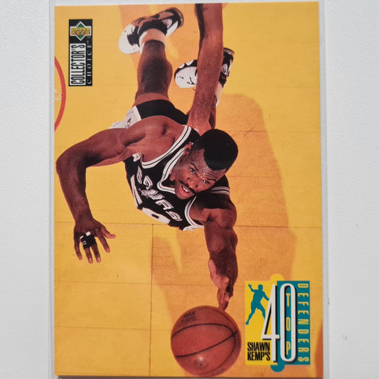 David Robinson 1995 Upper-Deck Shawn Kemps top 40 #198 NBA Basketball San Antonio Spurs Excellent sleeved