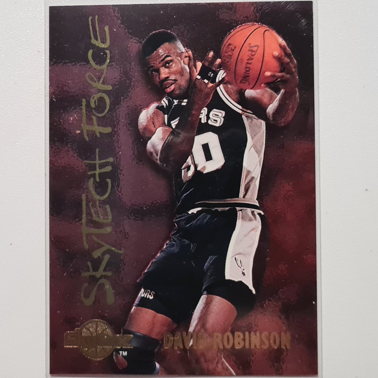 David Robinson 1995 Skybox Skytech Force SF25 NBA Basketball San Antonio Spurs Excellent sleeved