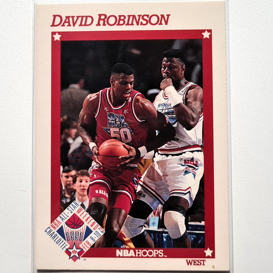 David Robinson 1991 NBA Hoops All-Star weekend #270 NBA Basketball San Antonio Spurs Very good-Excellent sleeved