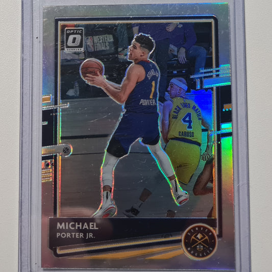 Michael Porter Jr 2020-21 Panini Donruss Optic Prizm Refractor #75 NBA Basketball Denver Nuggets Mintärmelig