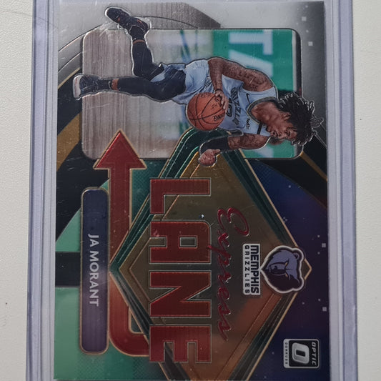 Ja Morant 2020-21 Panini Donruss Optic Express Lane #1 NBA Basketball Memphis Grizzlies Mint sleeved