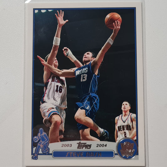 Steve Nash 2003-2004 Topps #13 NBA Basketball Dallas Mavericks Excellent sleeved
