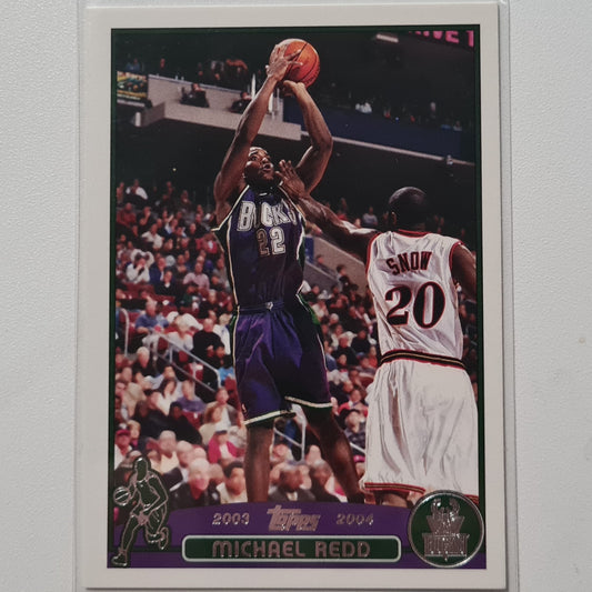 Michael Redd 2003–2004 Topps #79 NBA Basketball Milwaukee Bucks Ausgezeichnete Ärmel