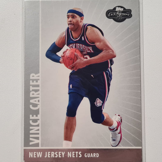 Vince Carter 2008 Topps Co-Signers #14 NBA Basketball New Jersey Nets very good sleeved