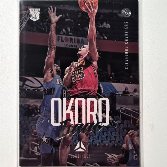 Isaac Okoro 2020-21 Panini Chronicles Luminance  Rookie RC #52 NBA Basketball Cleveland Cavaliers  very good sleeved