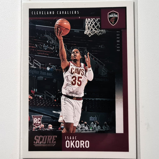 Isaac Okoro 2020-21 Panini Chronicles Score Rookie RC #613 NBA Basketball Cleveland Cavaliers excellent sleeved