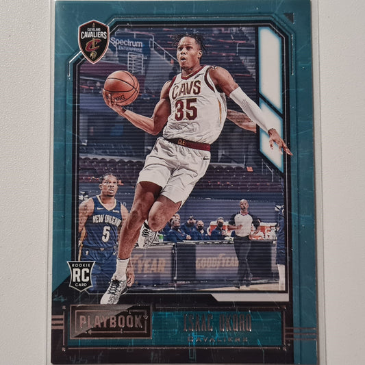 Isaac Okoro 2020-21 Panini Chronicles Playbook Rookie RC #173 NBA Basketball Cleveland Cavaliers Very good sleeved