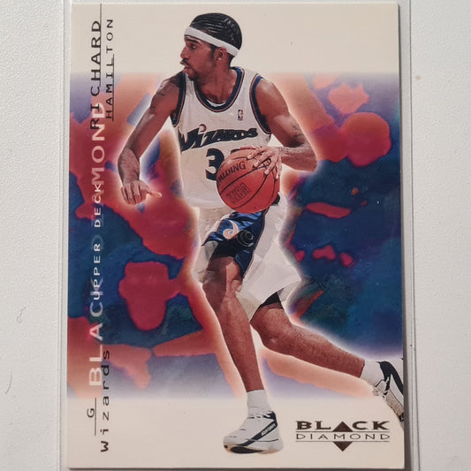 Richard Hamilton 2001 Upper-Deck Black Diamond #89 NBA Basketball Washington Wizards mit sehr guten Ärmeln