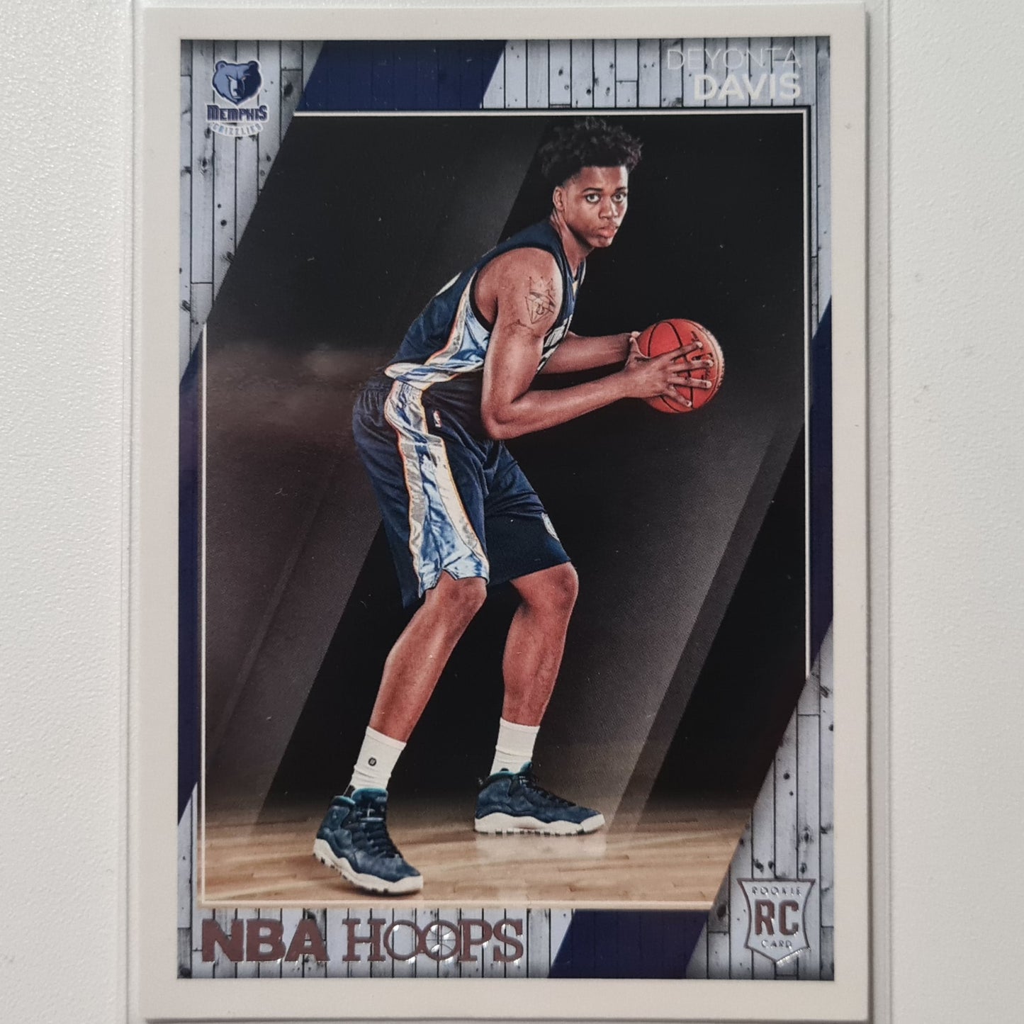 Deyonta Davis 2016-17 Panini Hoops Rookie RC  #287 NBA Basketball Memphis Grizzlies sleeved